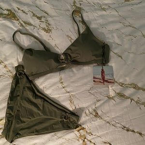 Bikini 2-Piece set - Size L - Color Olive